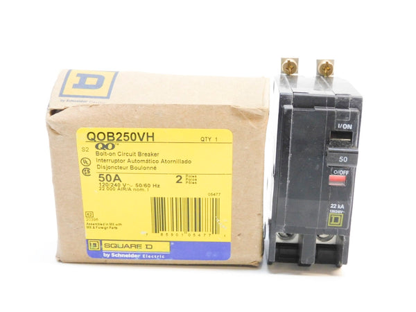 SQUARE D QOB250VH 120/240VAC 50A NSMP