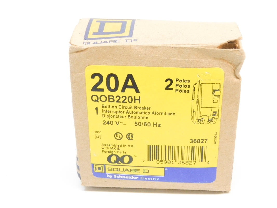 SQUARE D QOB220H 240V 20A NSMP