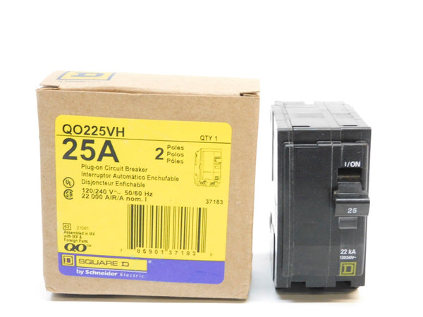 SQUARE D QO225VH 120/240V 25A NSMP