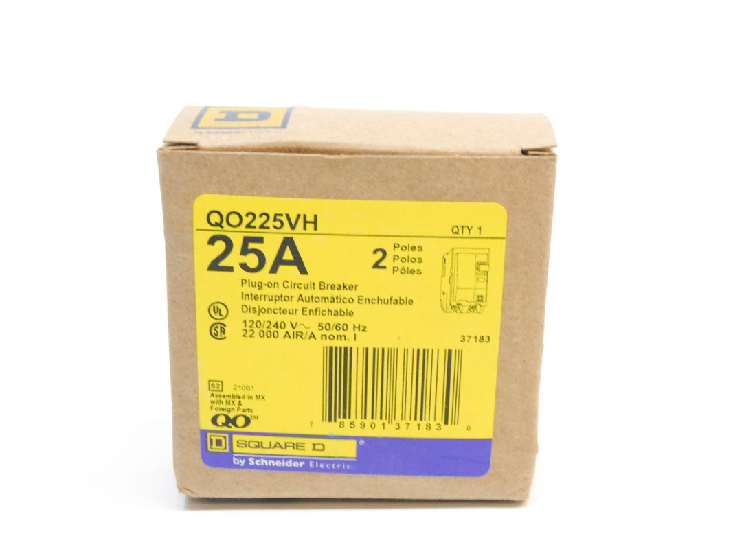 SQUARE D QO225VH 120/240V 25A NSMP