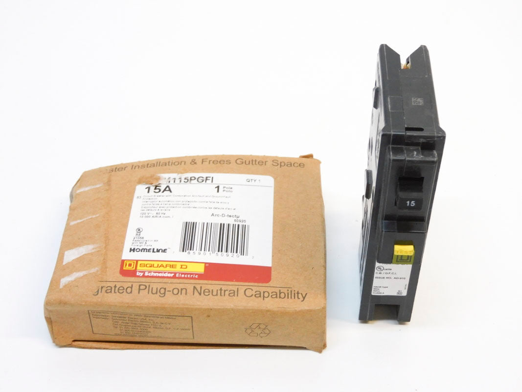 SQUARE D HOM115PGFI 15A 120V NSMP