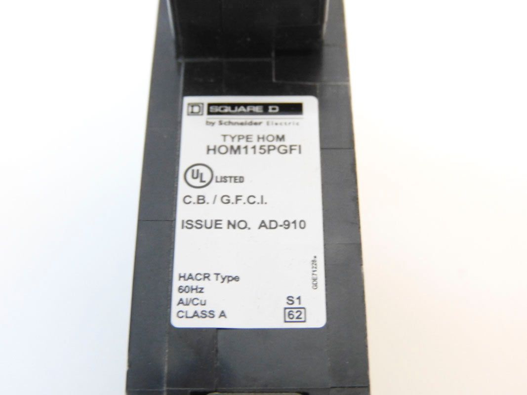 SQUARE D HOM115PGFI 15A 120V NSMP
