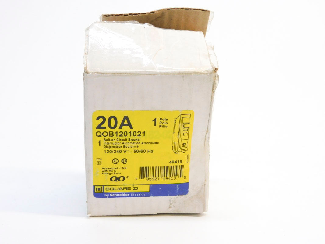 SQUARE D QOB1201021 120/240V 20A NSMP