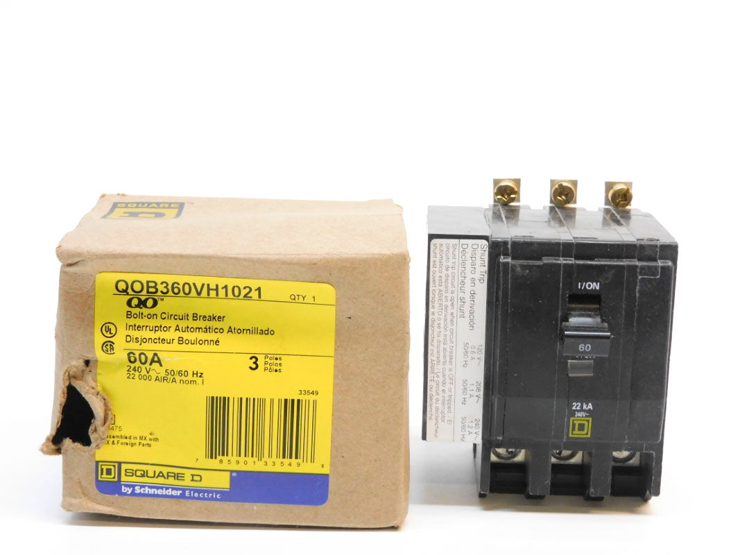 SQUARE D QOB360VH1021 60A 240V NSMP