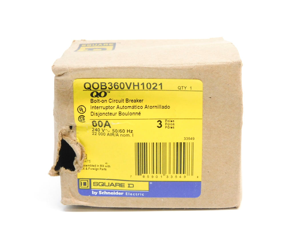 SQUARE D QOB360VH1021 60A 240V NSMP