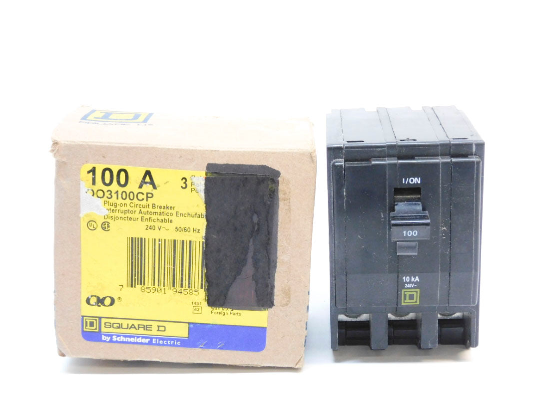 SQUARE D QO3100CP 240V 100A NSMP