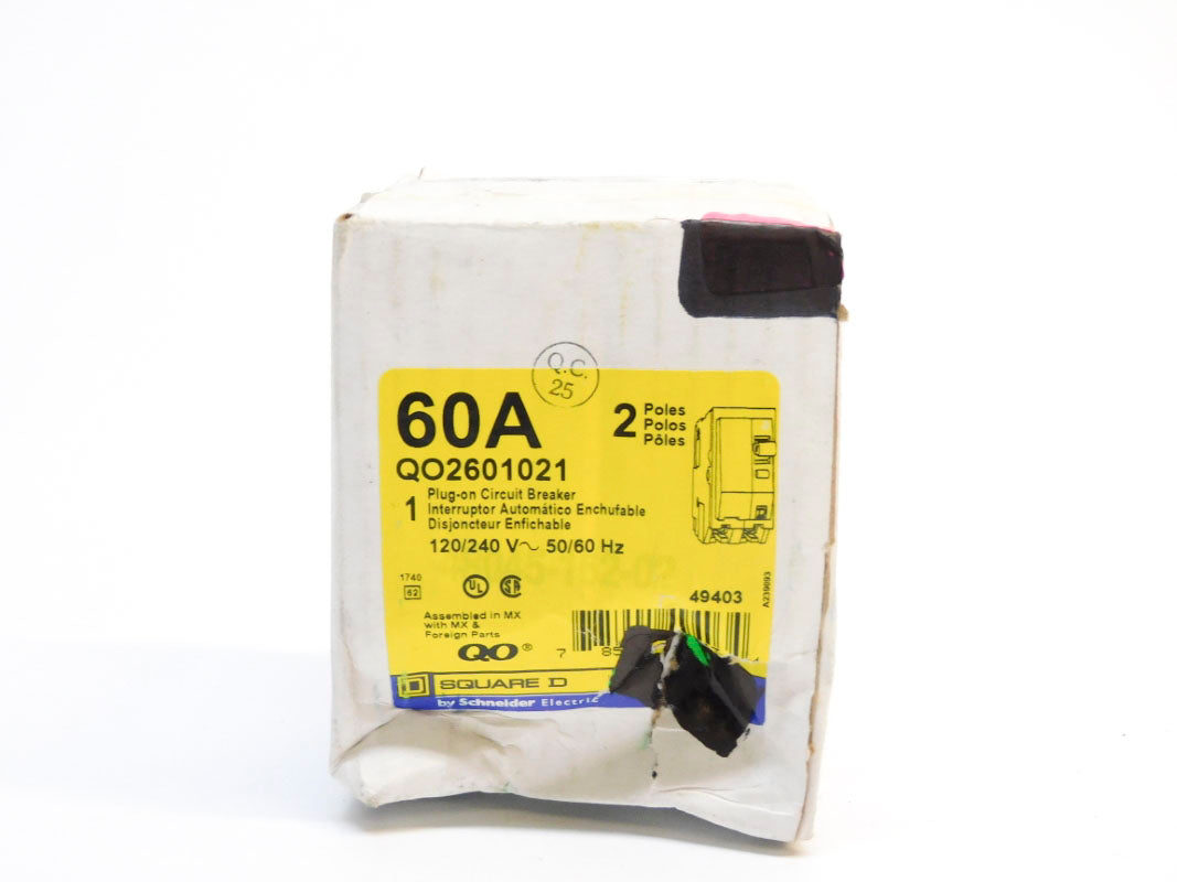 SQUARE D QO2601021 60A 120/240V NSFS