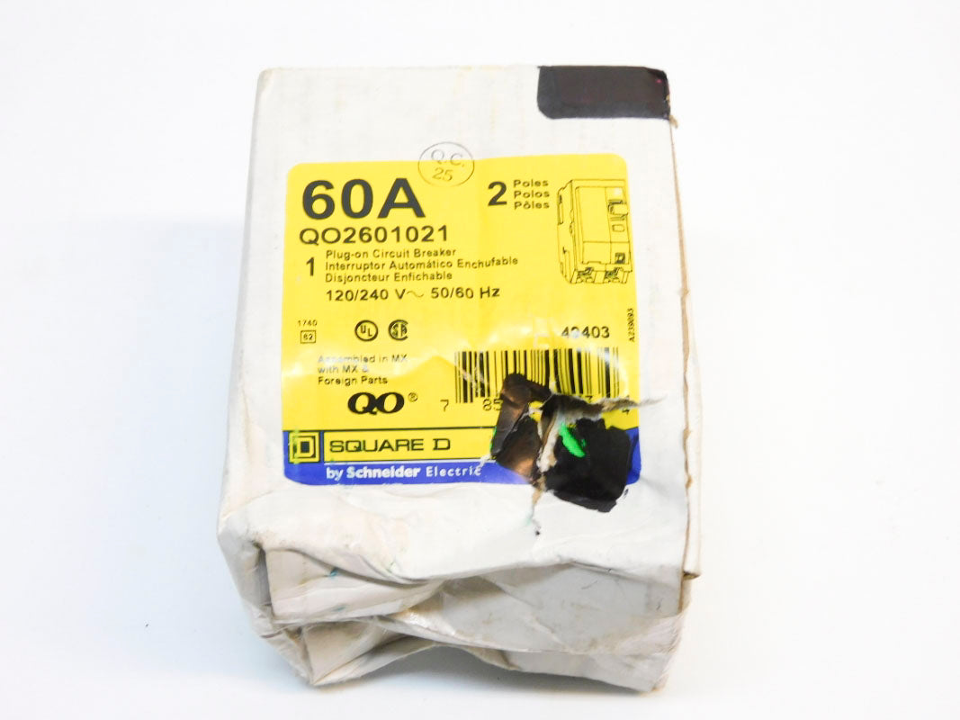 SQUARE D QO2601021 60A 120/240V NSFS