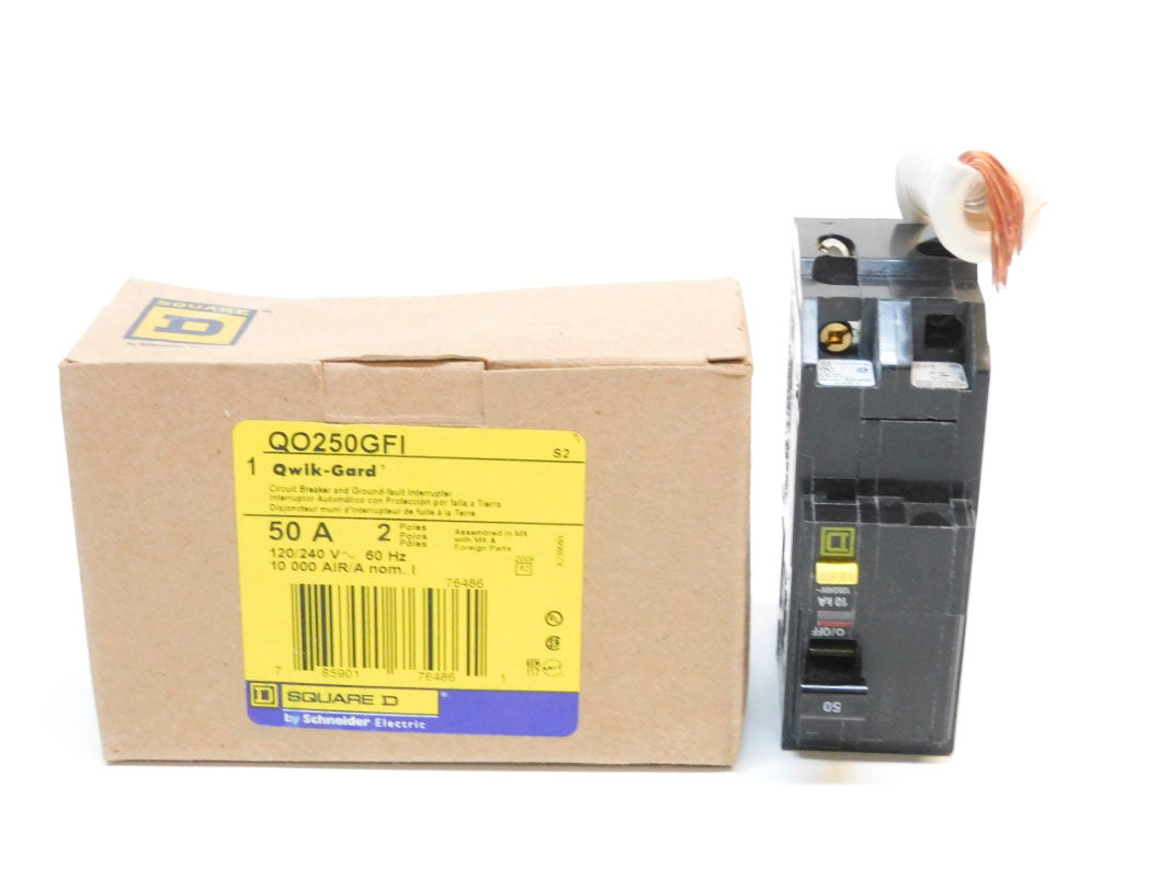 SQUARE D QO250GFI 120/240V 50A NSMP