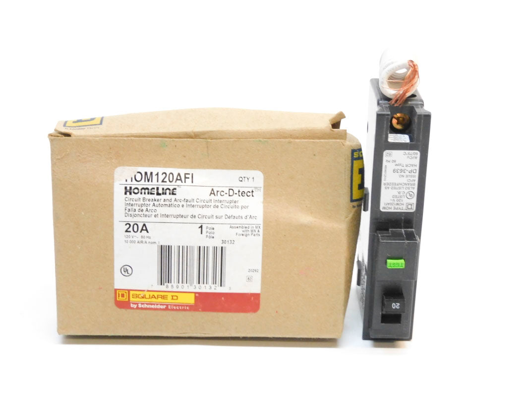 SQUARE D HOM120AFI 20A 120V NSMP