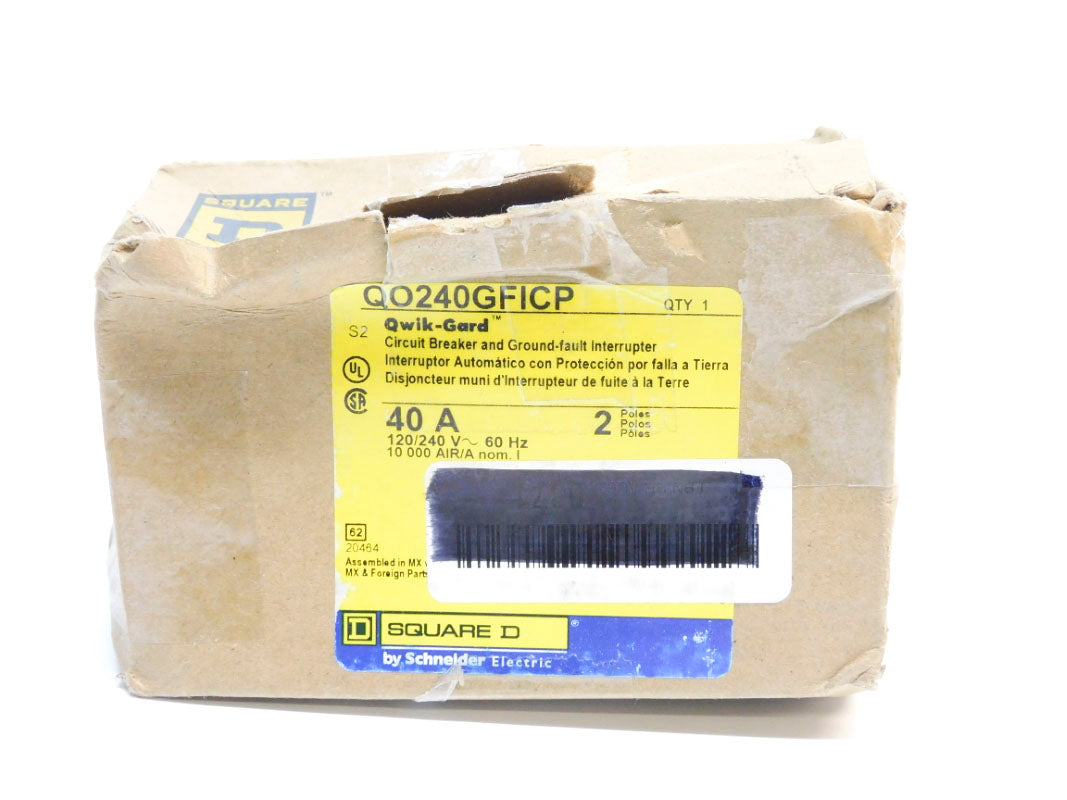 SQUARE D QO240GFICP 120/240V 40A NSMP