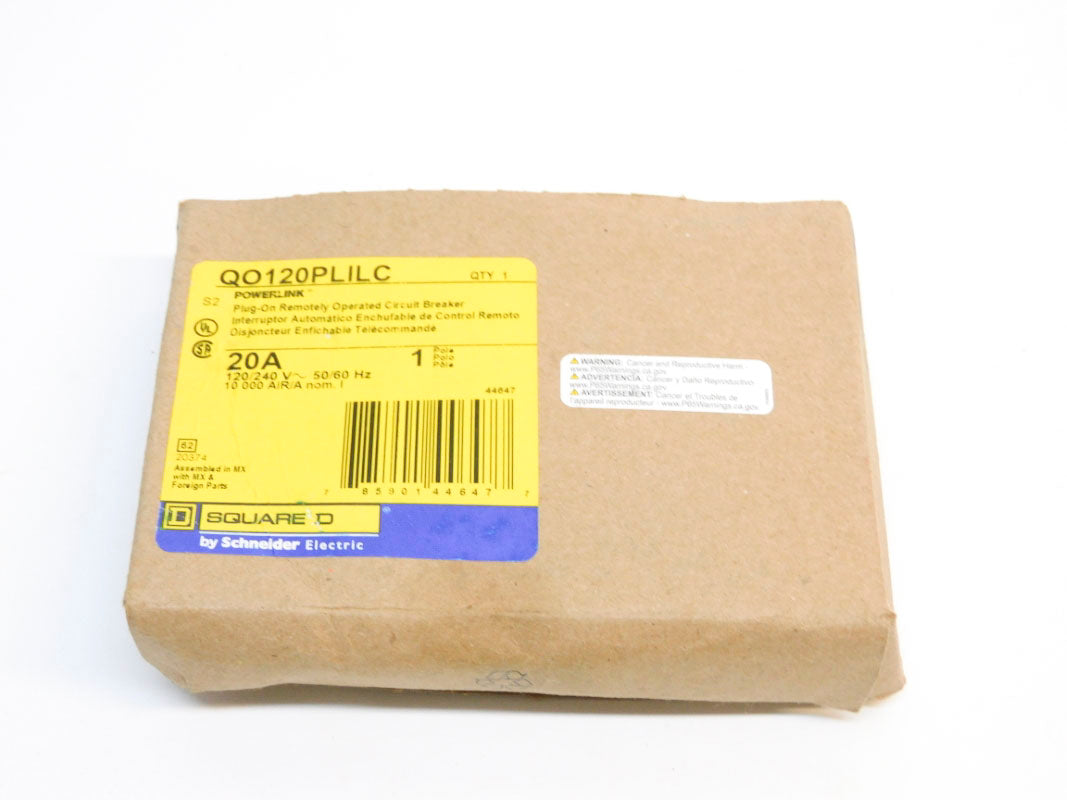 SQUARE D QO120PLILC 120/240V 20A NSMP