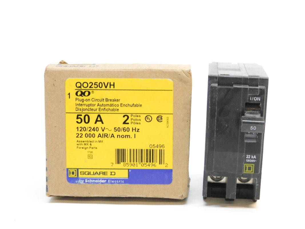 SQUARE D QO250VH 120/240V 50A NSMP