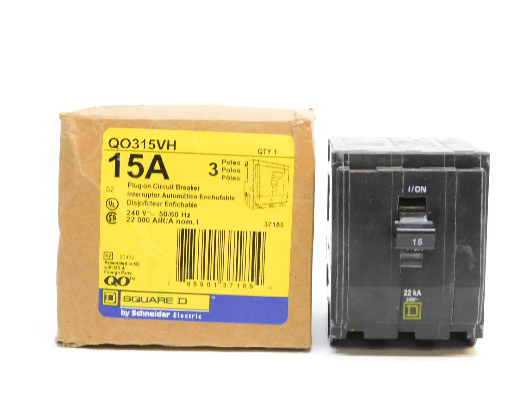 SQUARE D QO315VH 240V 15A NSMP