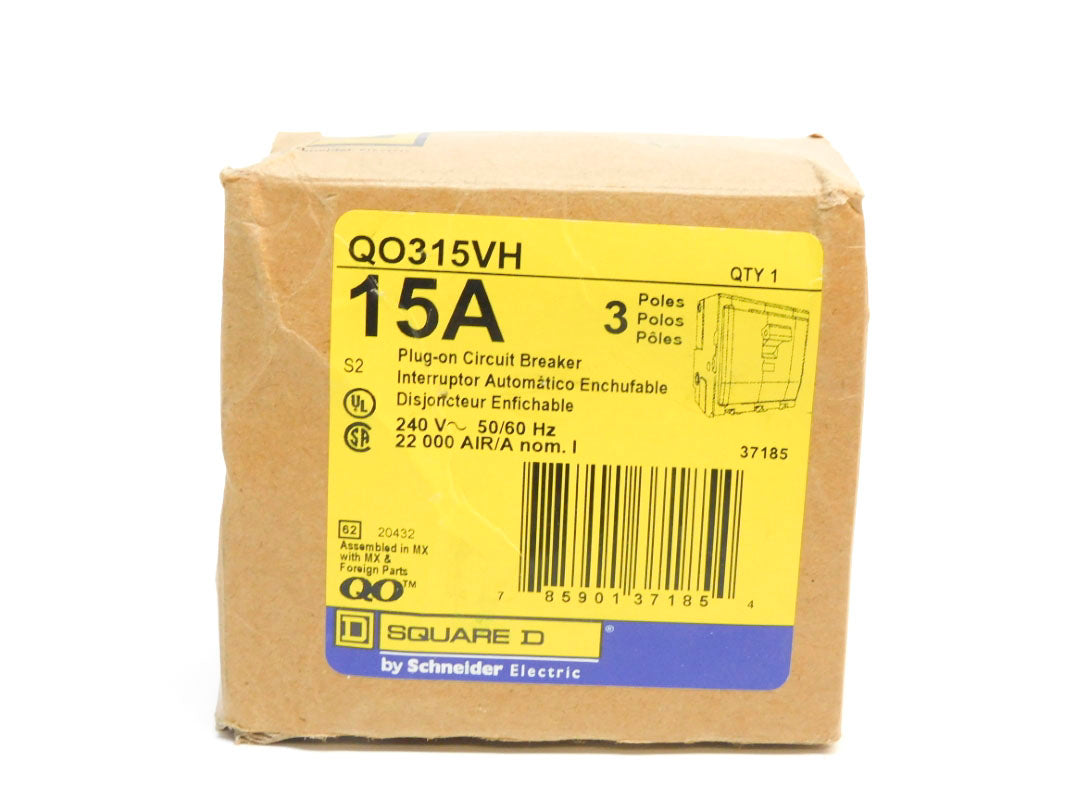 SQUARE D QO315VH 240V 15A NSMP