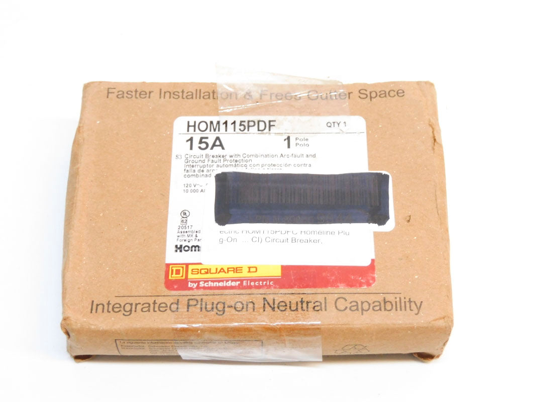 SQUARE D HOM115PDF 120V 15A NSMP