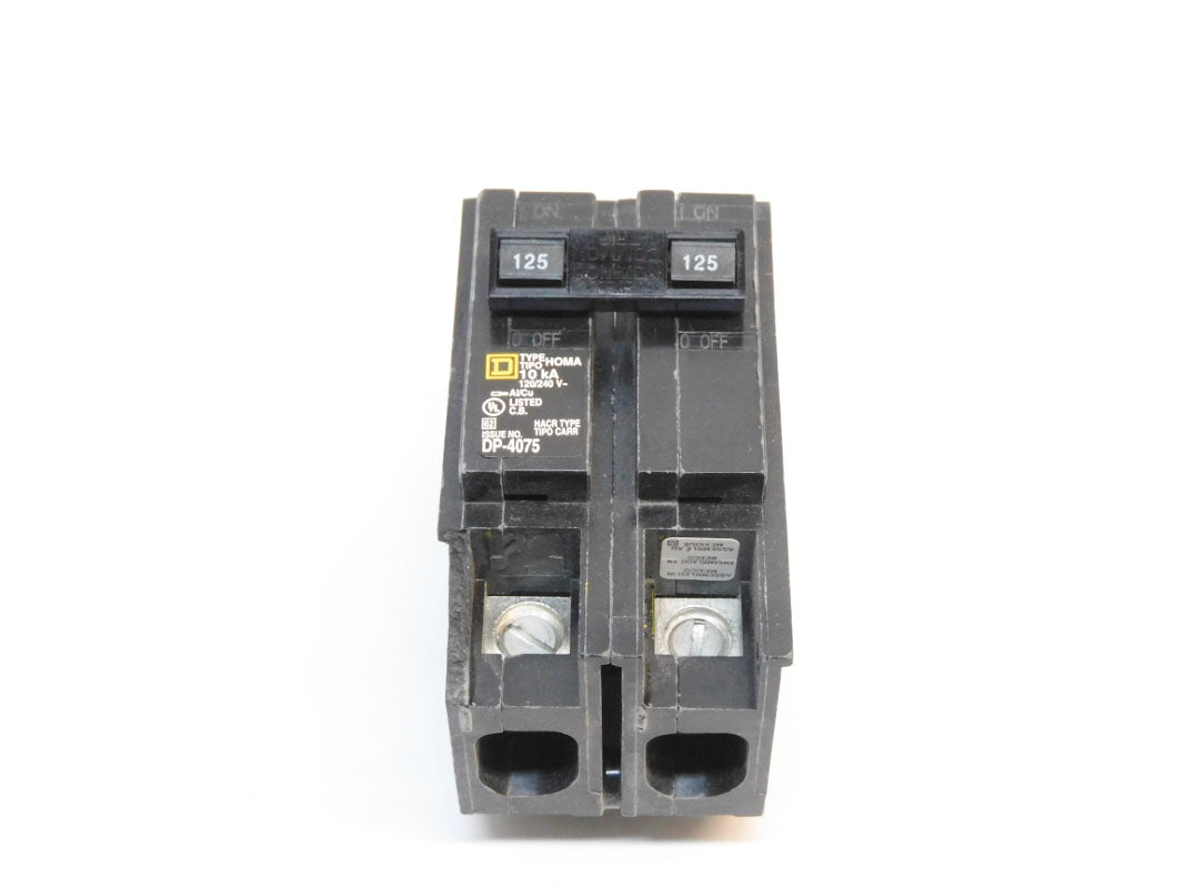 SQUARE D HOM2125 120/240V 125A (AS PICTURED) NSNP