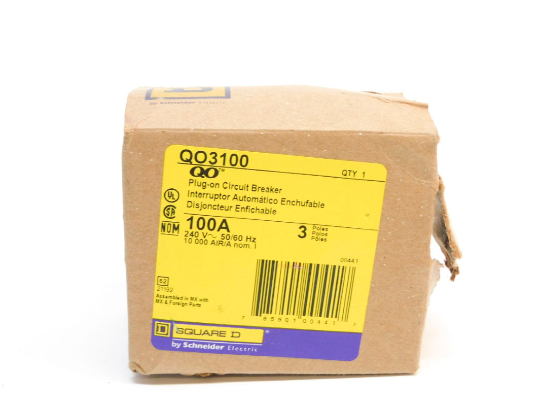 SQUARE D QO3100 100A 240V (AS PICTURED) NSMP