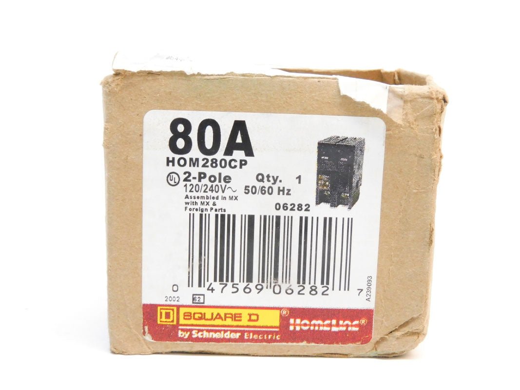 SQUARE D HOM280CP 80A 120/240V (AS PICTURED) NSMP