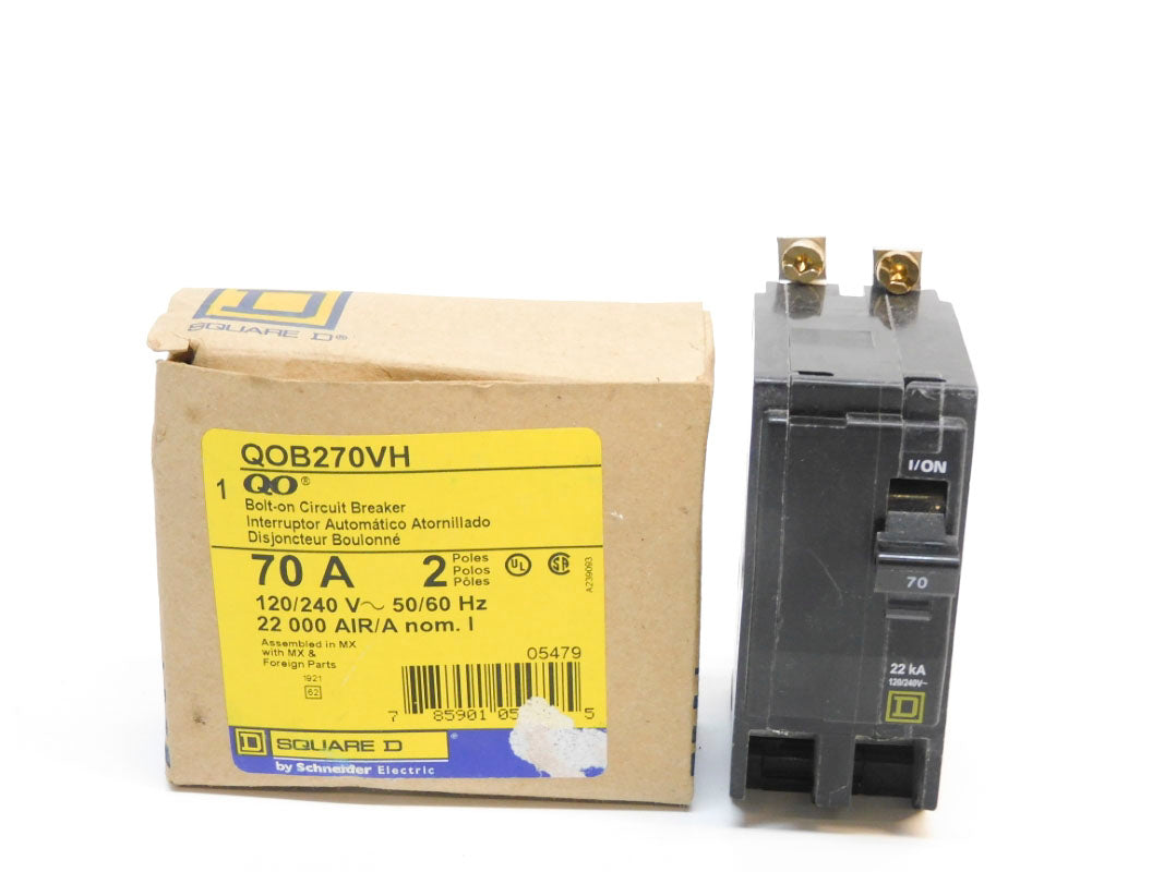 SQUARE D QOB270VH 70A 120/240V (AS PICTURED) NSMP