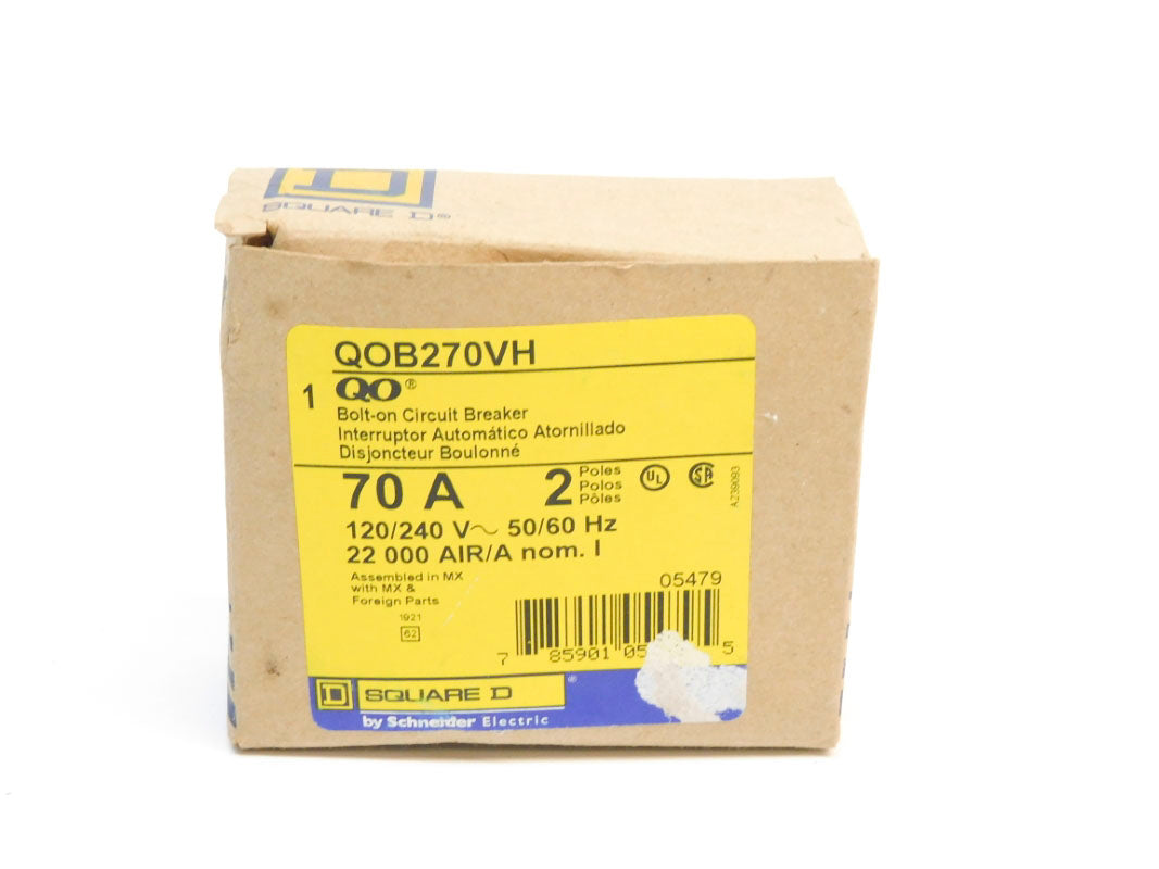 SQUARE D QOB270VH 70A 120/240V (AS PICTURED) NSMP