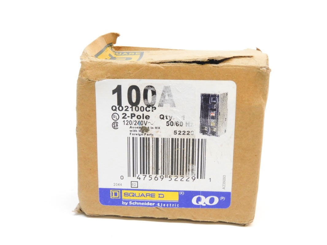 SQUARE D QO2100CP 120/240V 100A (AS PICTURED) NSMP