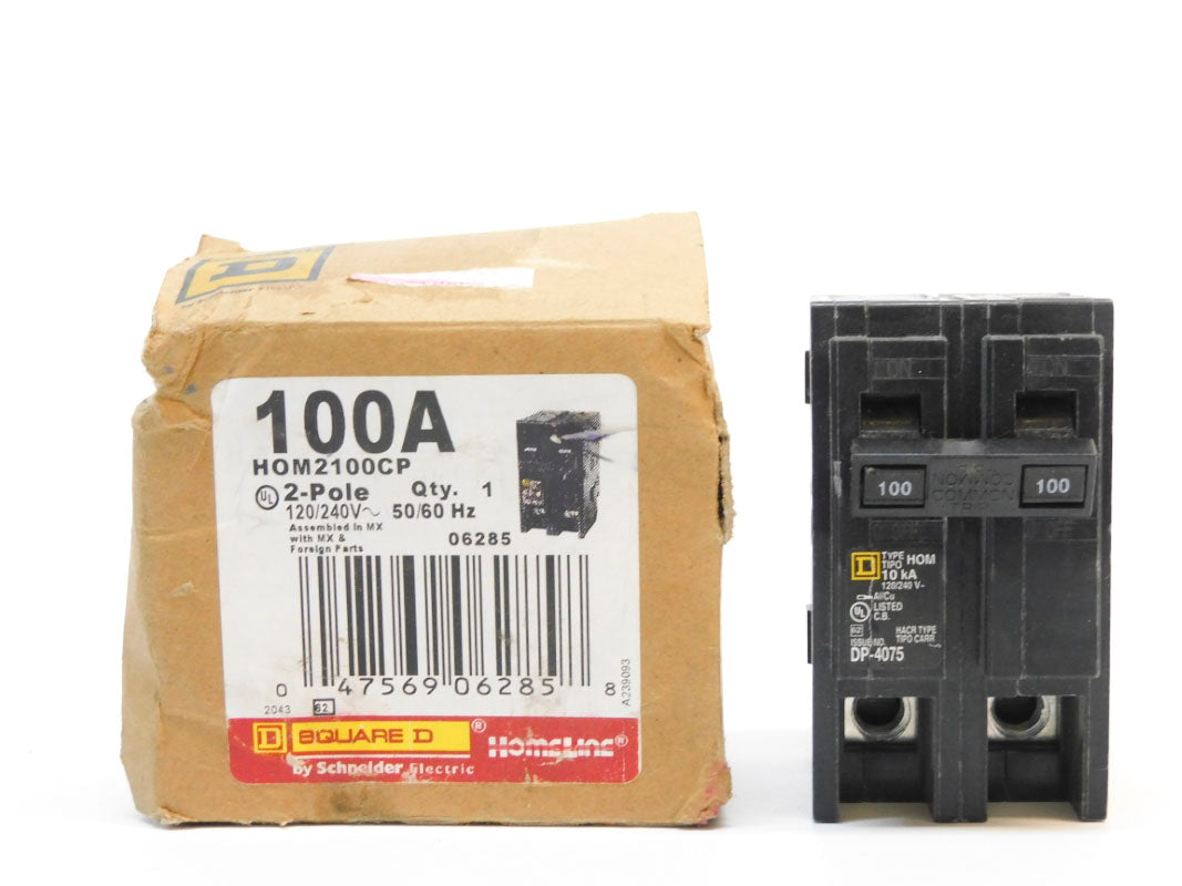 SQUARE D HOM2100CP 120/240V 100A (AS PICTURED) NSMP