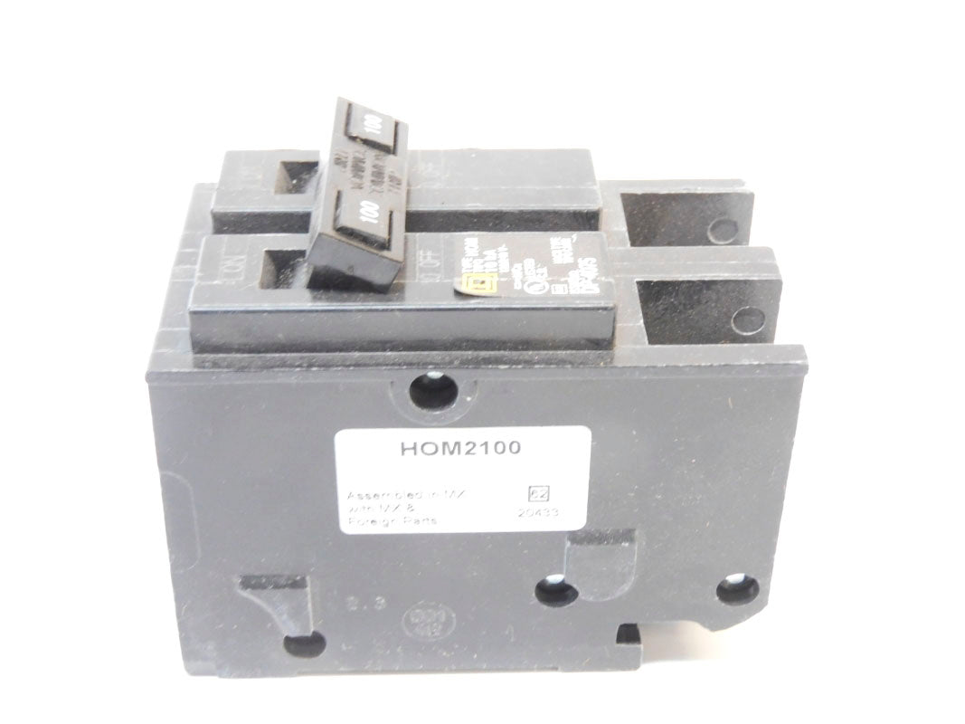 SQUARE D HOM2100CP 120/240V 100A (AS PICTURED) NSMP