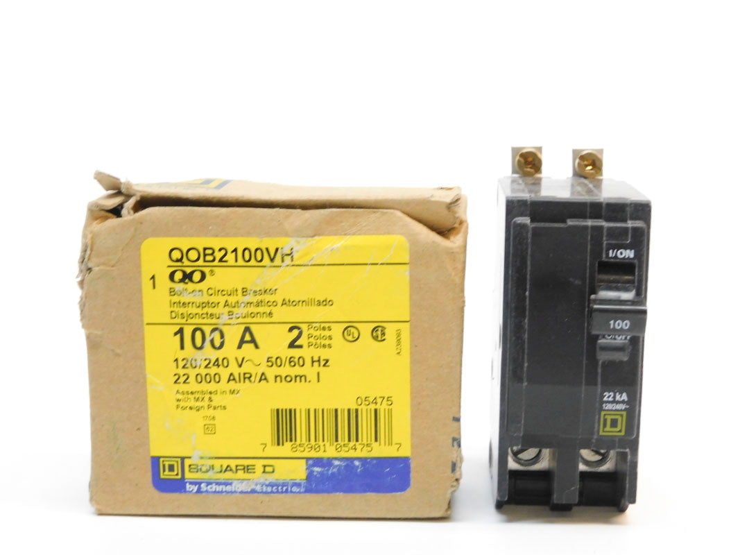 SQUARE D QOB2100VH 100A 120/240V (AS PICTURED) NSMP