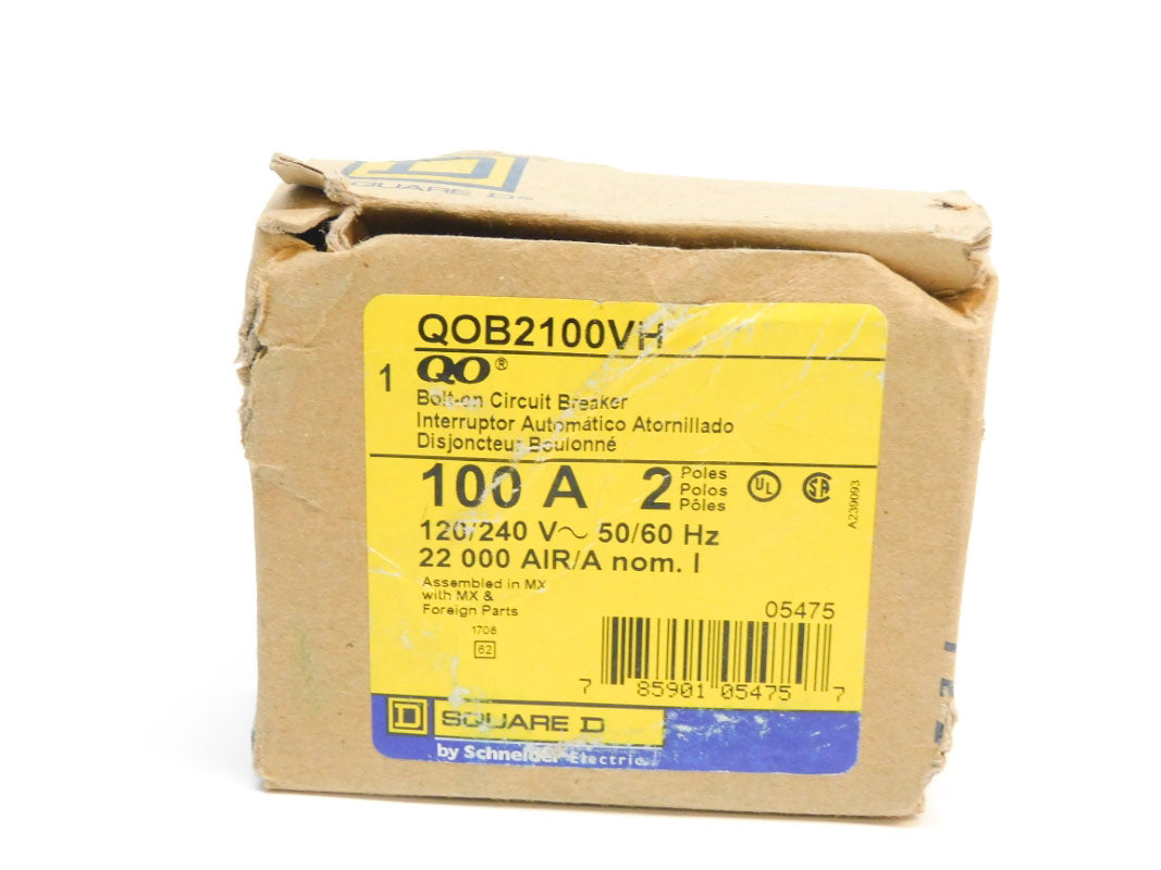 SQUARE D QOB2100VH 100A 120/240V (AS PICTURED) NSMP