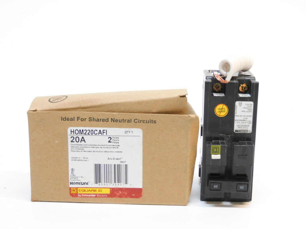 SQUARE D HOM220CAFI 20A 120/240V NSMP