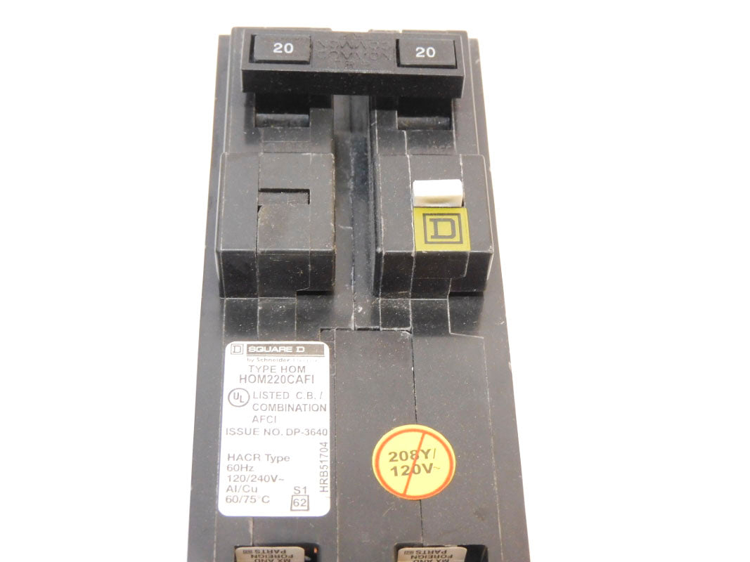 SQUARE D HOM220CAFI 20A 120/240V NSMP