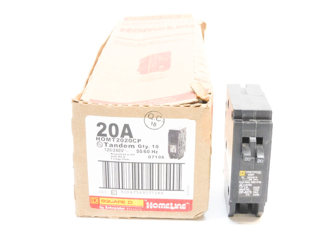SQUARE D HOMT2020CP 20A 120/240V (PKG OF 10) NSMP