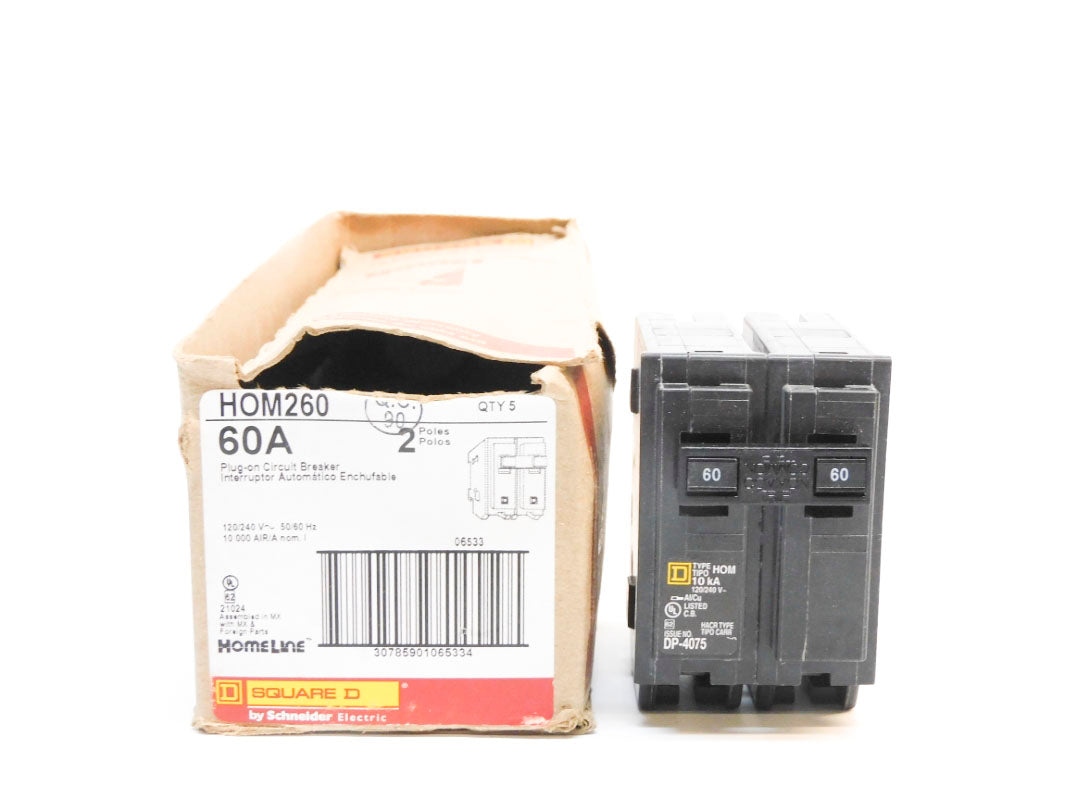 SQUARE D HOM260 60A 120/240V (PKG OF 5) NSMP