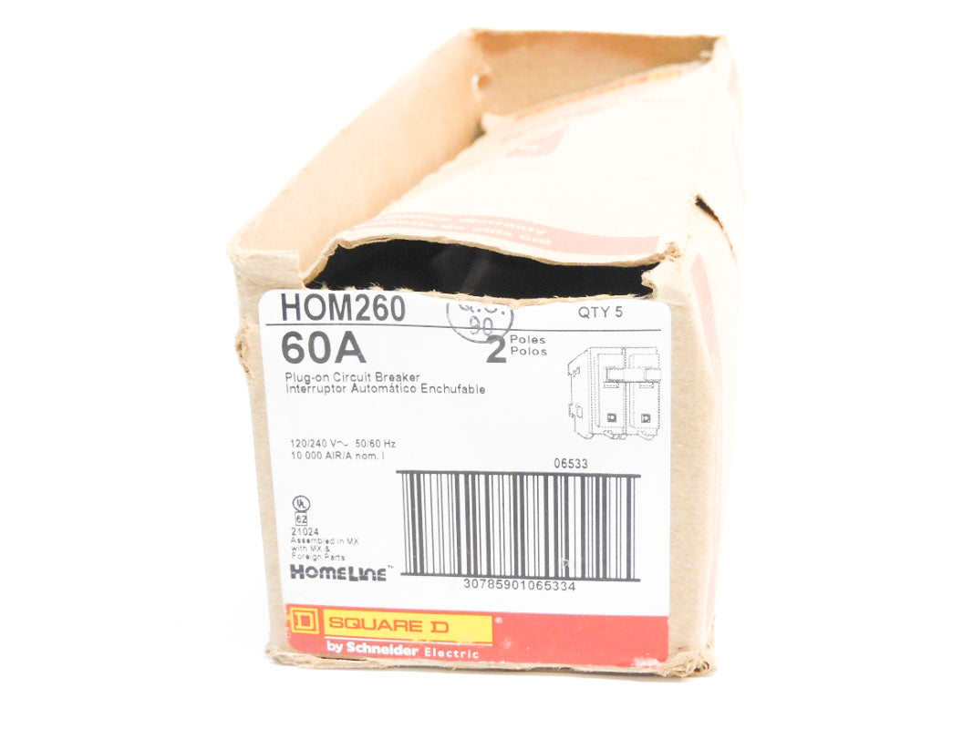 SQUARE D HOM260 60A 120/240V (PKG OF 5) NSMP