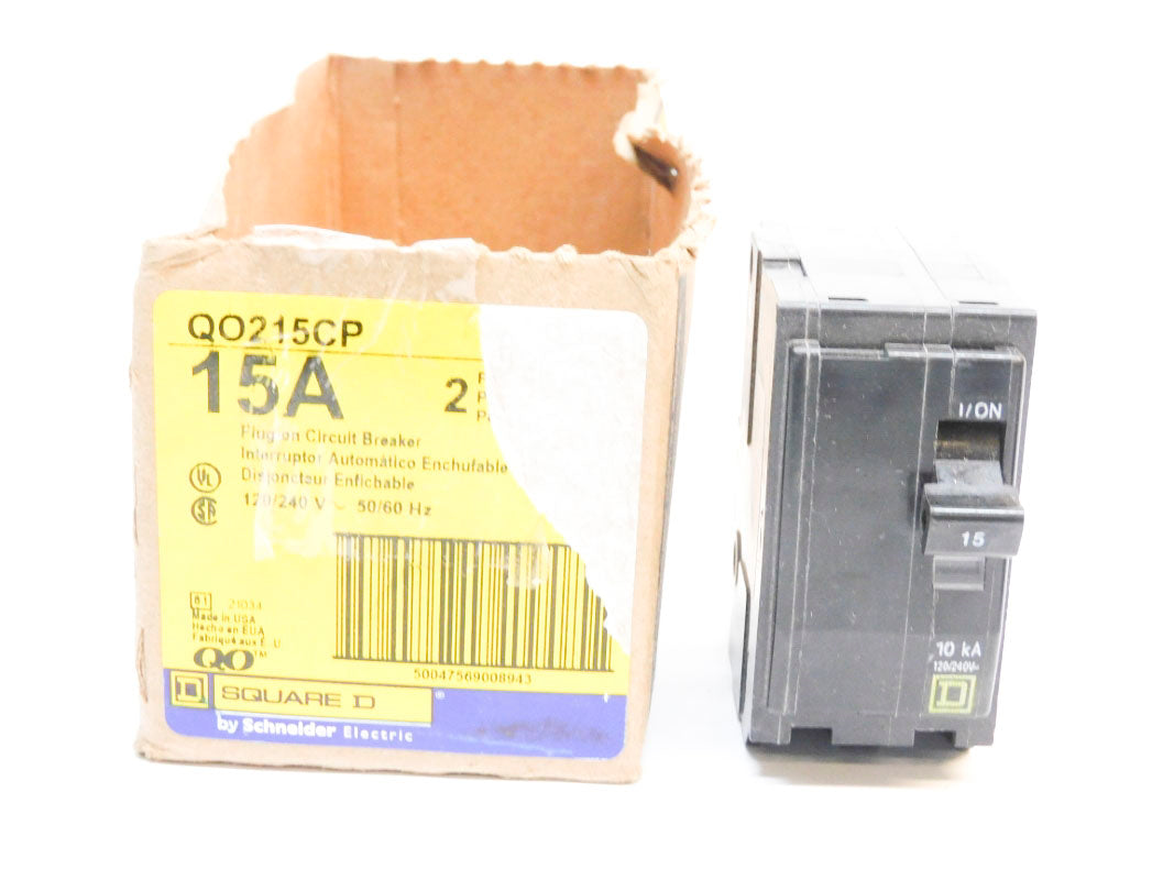 SQUARE D QO215CP 120/240V 15A (PKG OF 5) NSMP
