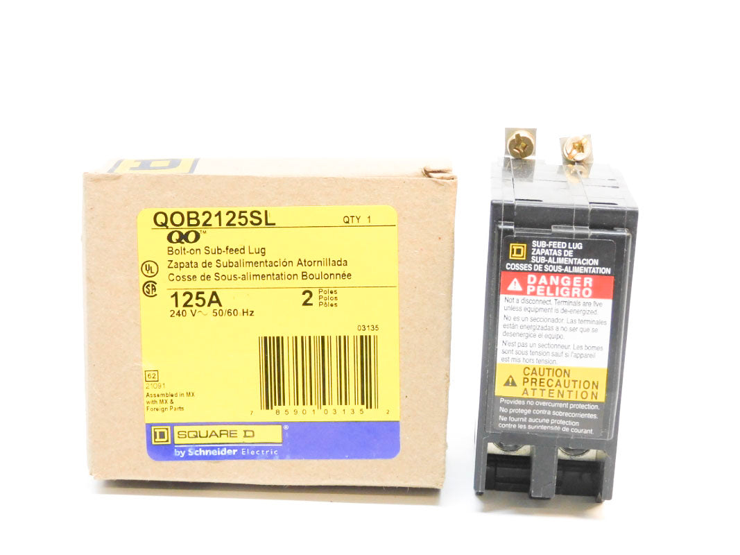 SQUARE D QOB2125SL 125A 240V NSMP