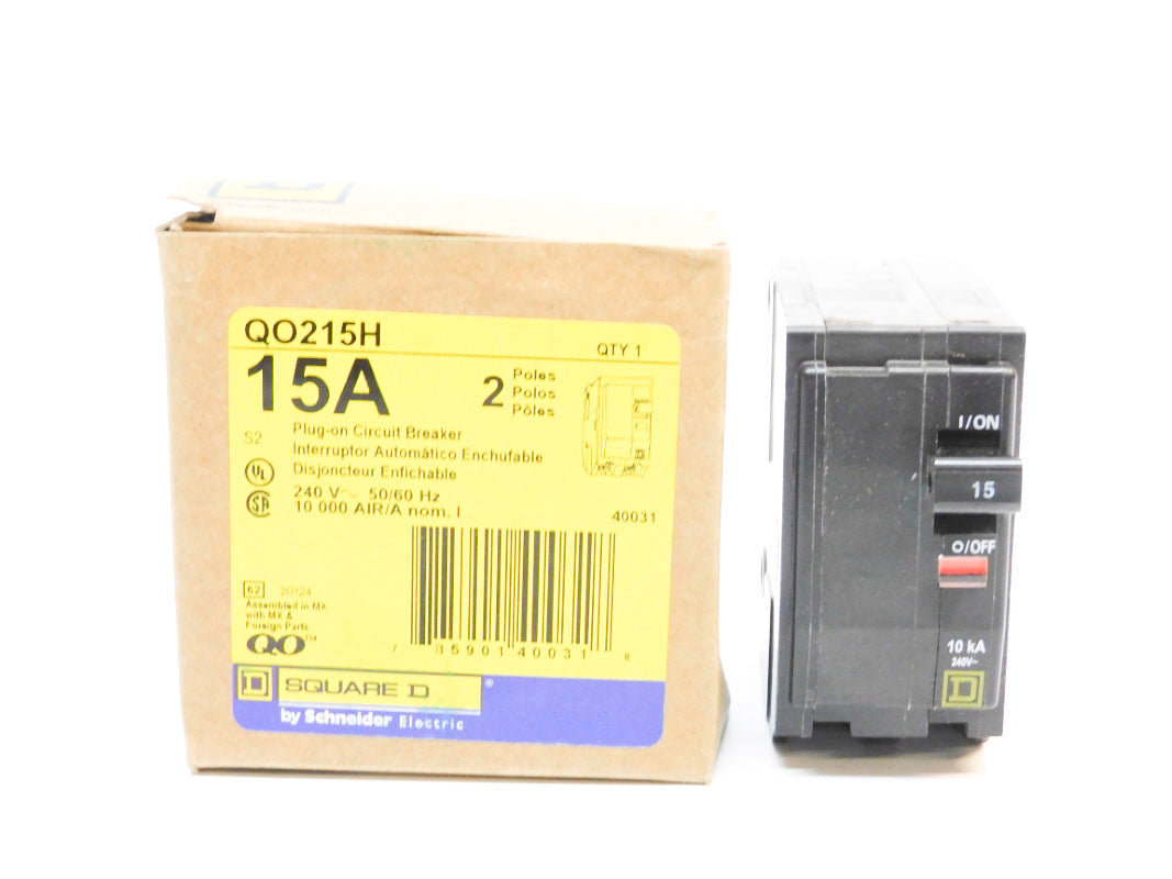 SQUARE D QO215H 240V 15A NSMP