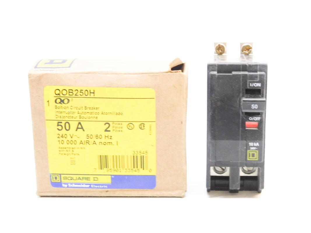 SQUARE D QOB250H 240V 50A NSMP