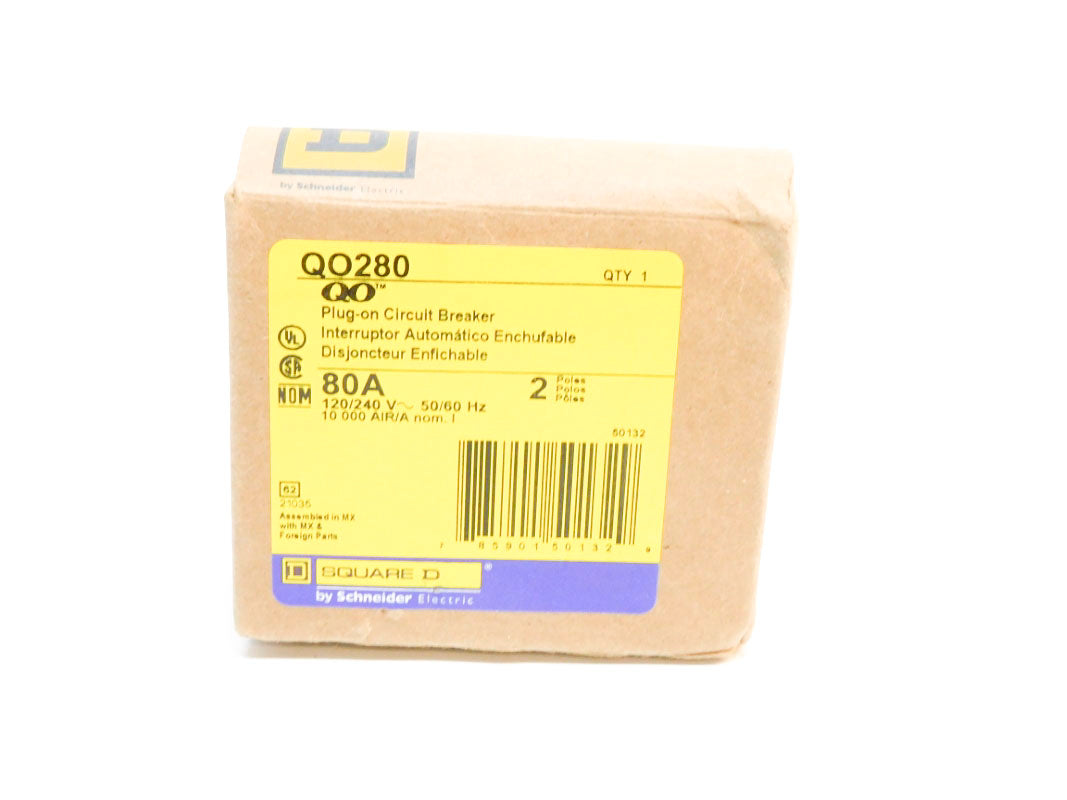 SQUARE D QO280 120/240V 80A NSMP