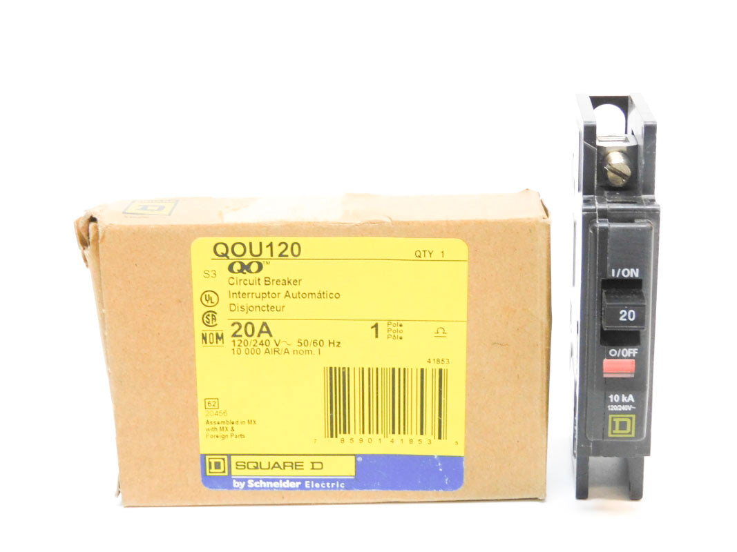 SQUARE D QOU120 20A 120/240V (AS PICTURED) NSMP