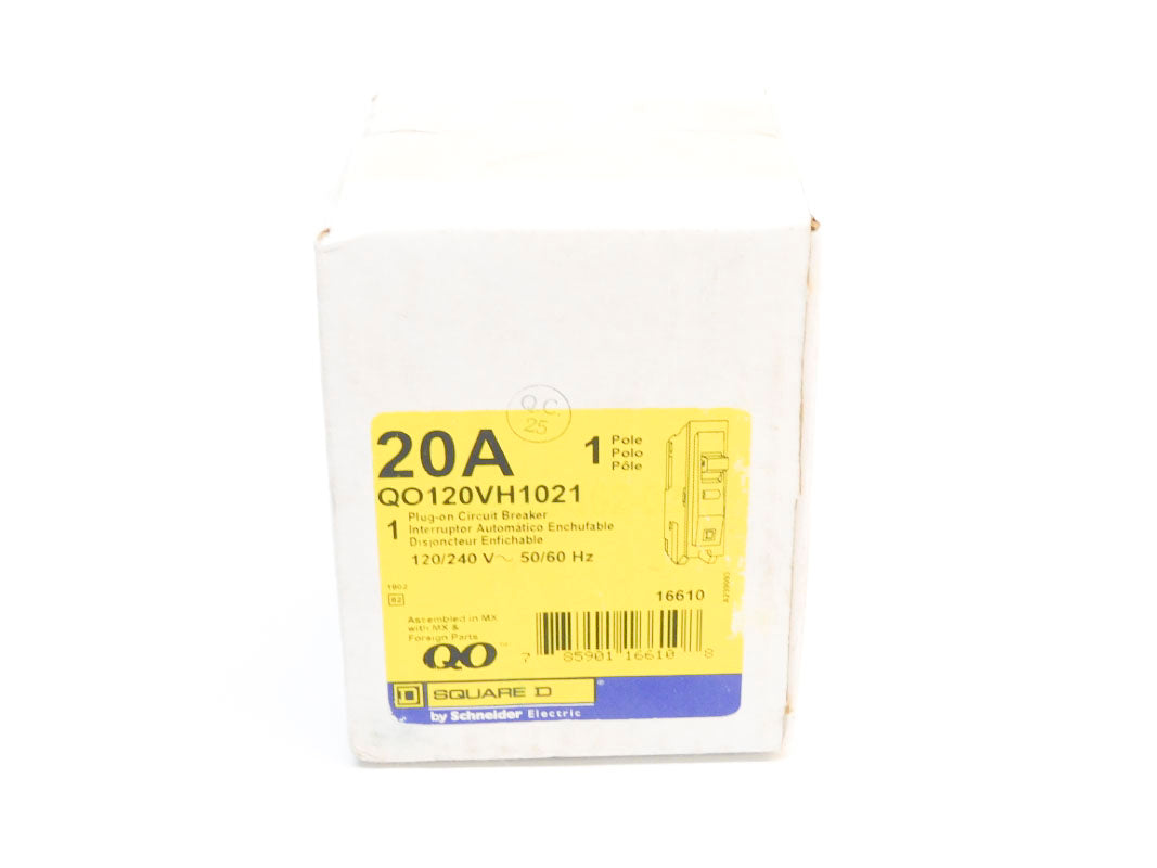 SQUARE D QO120VH1021 20A 120/240V NSFS
