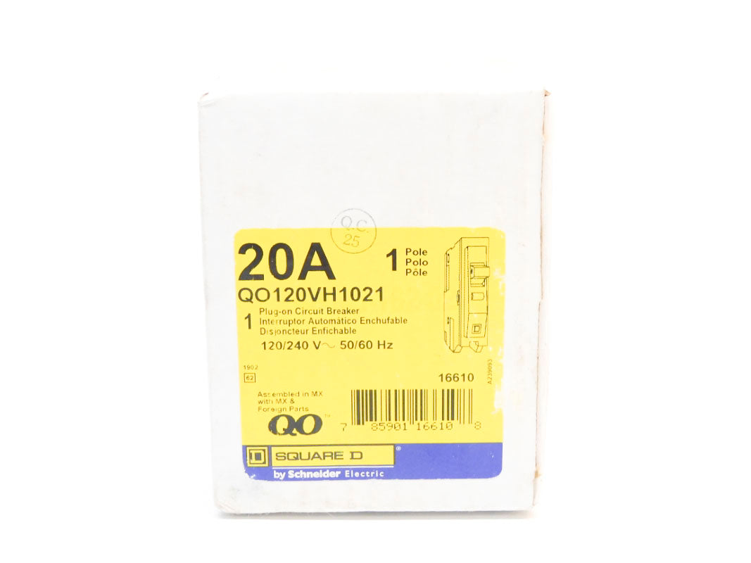SQUARE D QO120VH1021 20A 120/240V NSFS