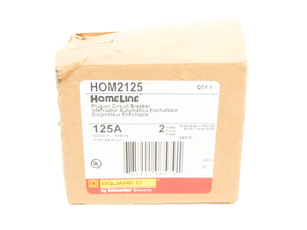 SQUARE D HOM2125 120/240V 125A NSMP
