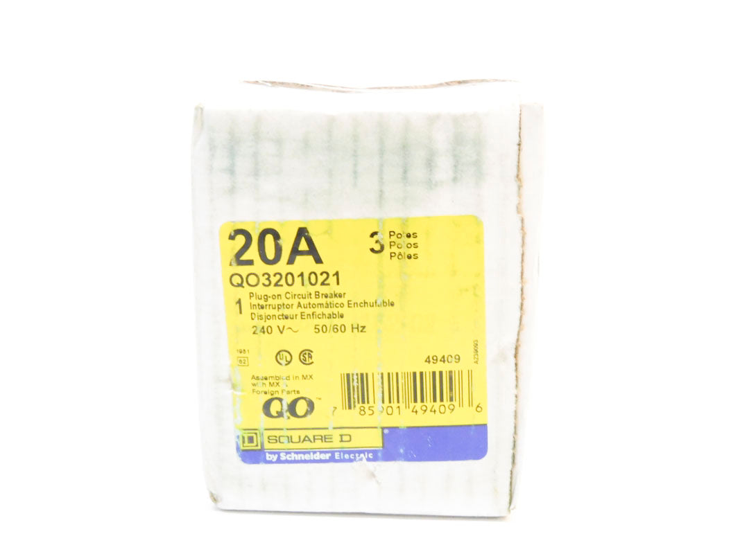 SQUARE D QO3201021 20A 240V NSFS