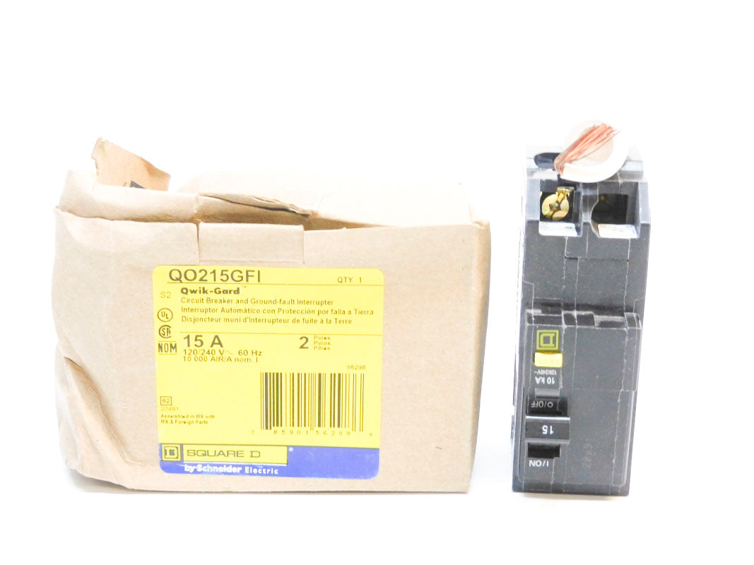 SQUARE D QO215GFI 120/240V 15A  NSMP