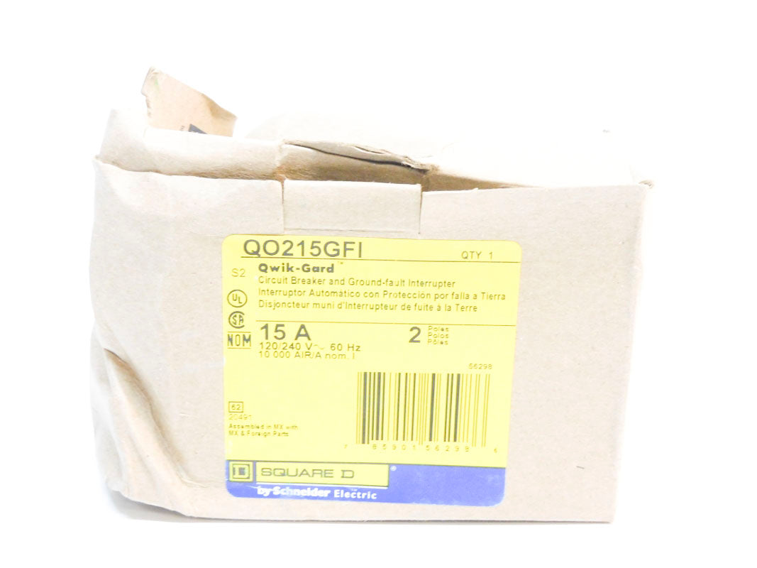 SQUARE D QO215GFI 120/240V 15A  NSMP