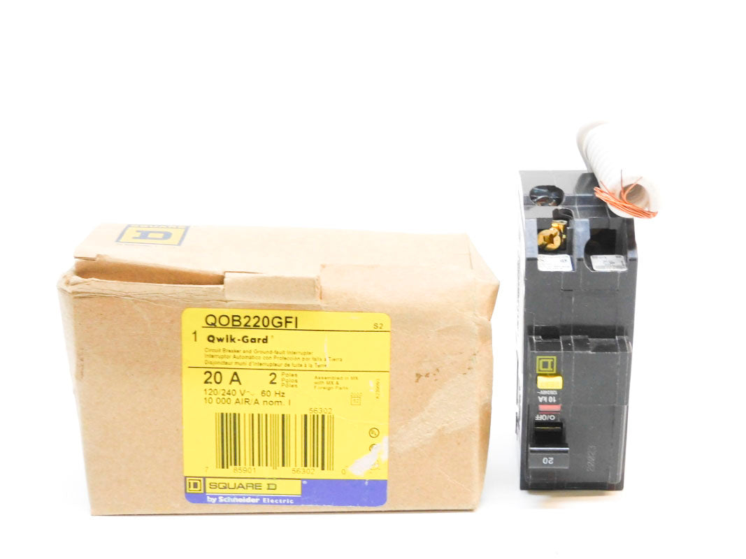 SQUARE D QOB220GFI 120/240V 20A NSMP
