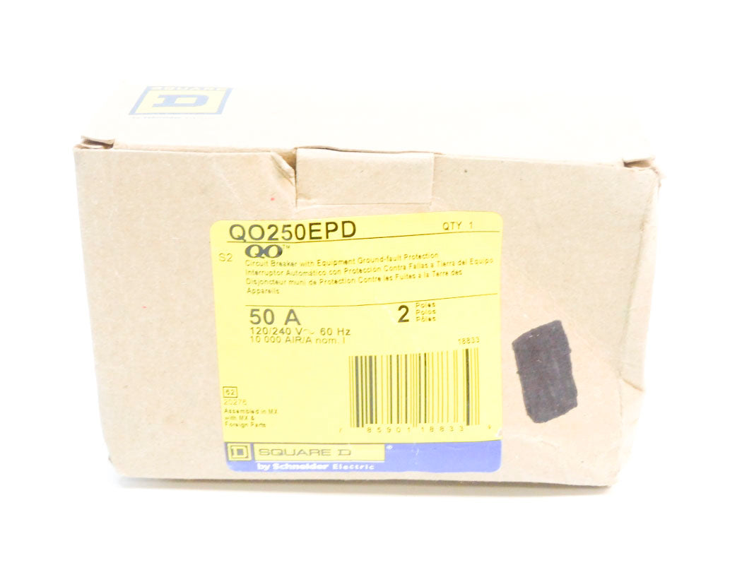 SQUARE D QO250EPD 120/240V 50A NSMP
