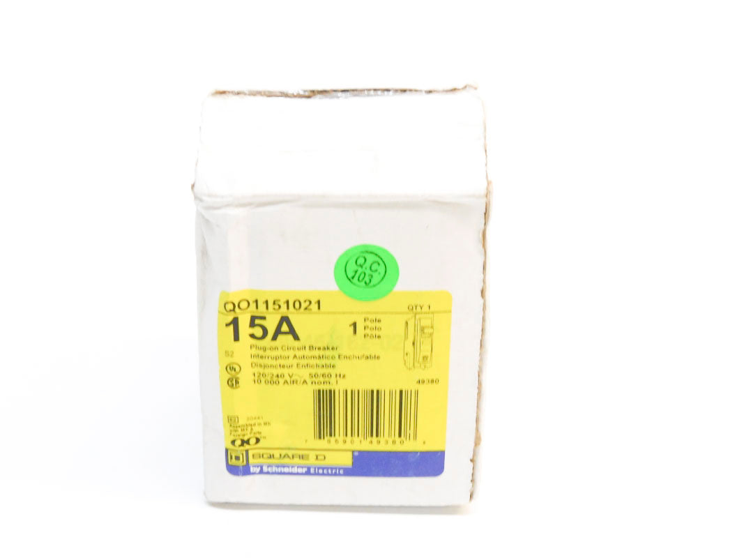 SQUARE D QO1151021 15A 120/240V NSMP